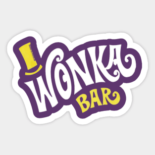 Wonka Bar Sticker